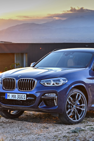 BMW X3 M40i wallpaper 320x480