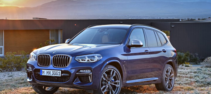 Das BMW X3 M40i Wallpaper 720x320