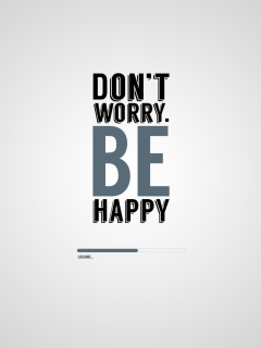 Screenshot №1 pro téma Dont Worry Be Happy 240x320