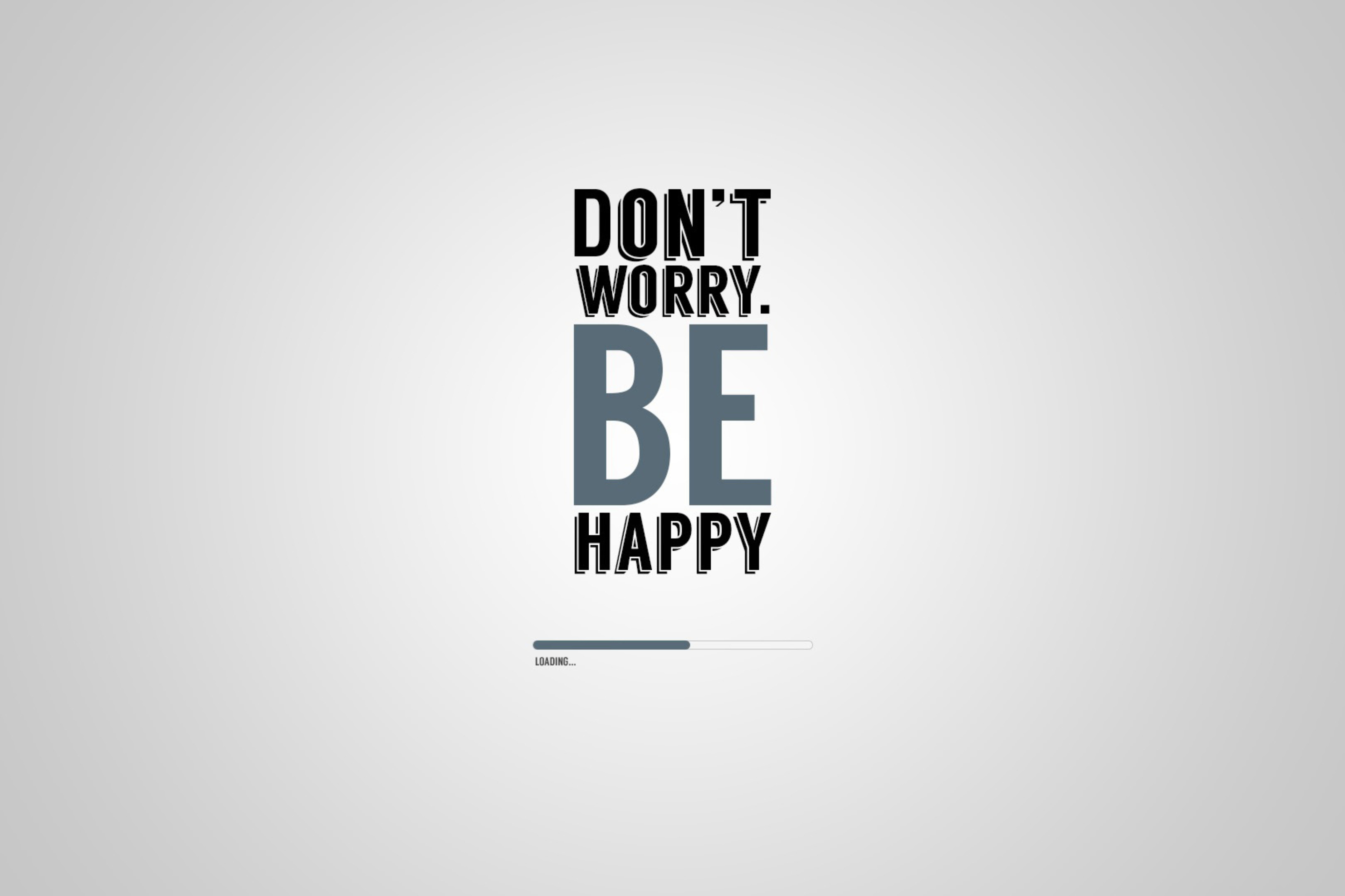 Das Dont Worry Be Happy Wallpaper 2880x1920