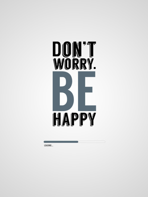 Dont Worry Be Happy wallpaper 480x640