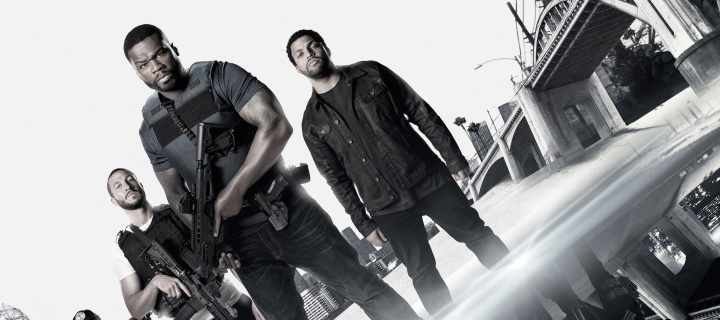 Sfondi Den of Thieves movie with 50 Cent, Oshea Jackson, Jr Pablo Schreiber 720x320