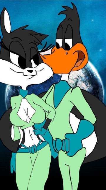 Sfondi Duck Dodgers - Penelope 360x640