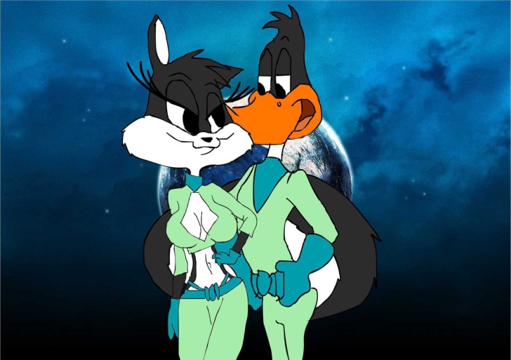 Обои Duck Dodgers - Penelope