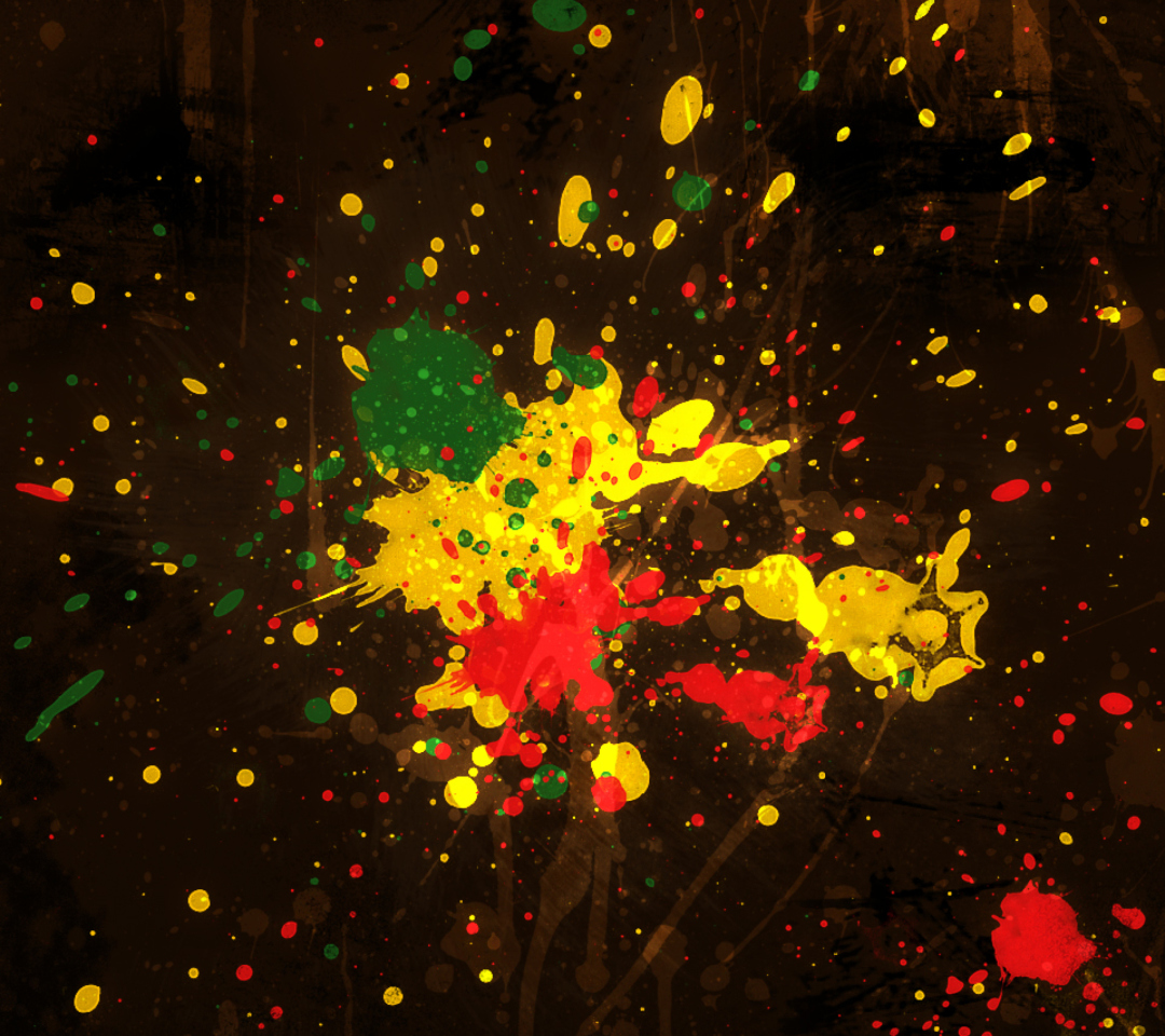 Rasta Splash wallpaper 1080x960