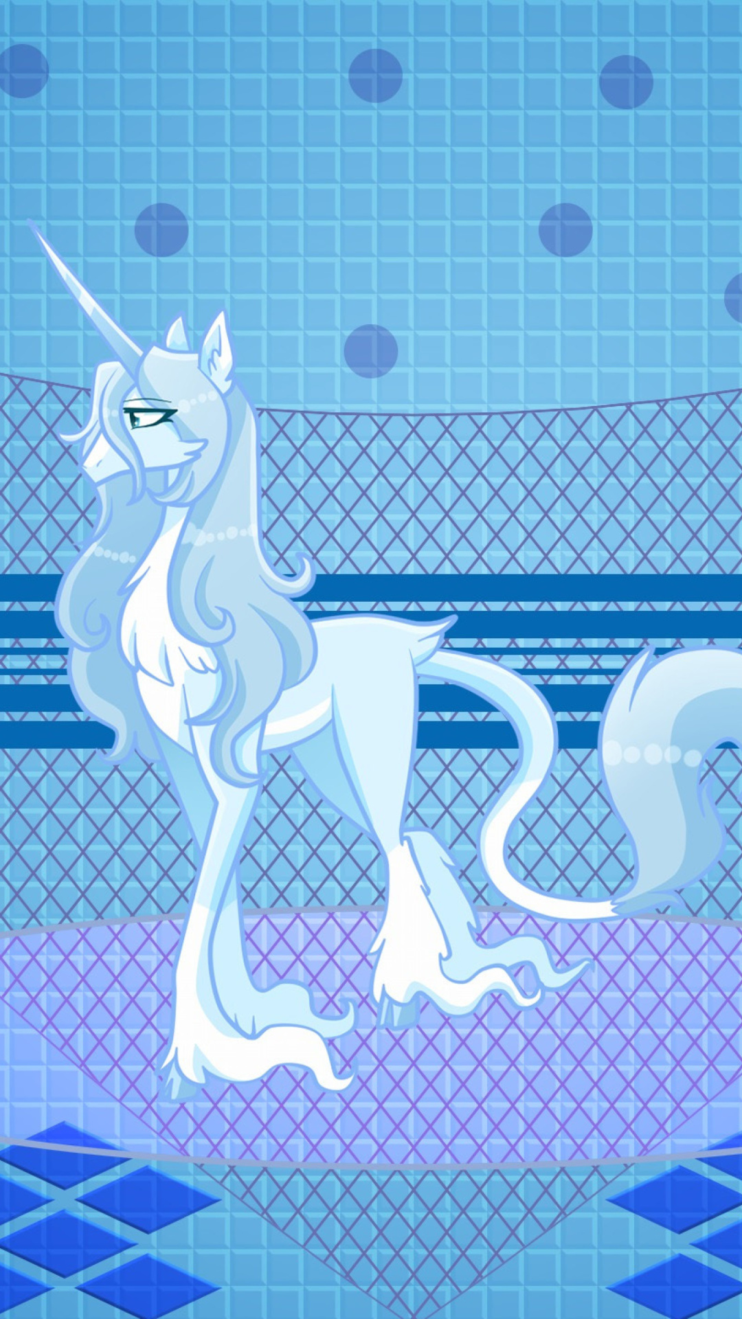 My Little Pony Blue Style wallpaper 1080x1920