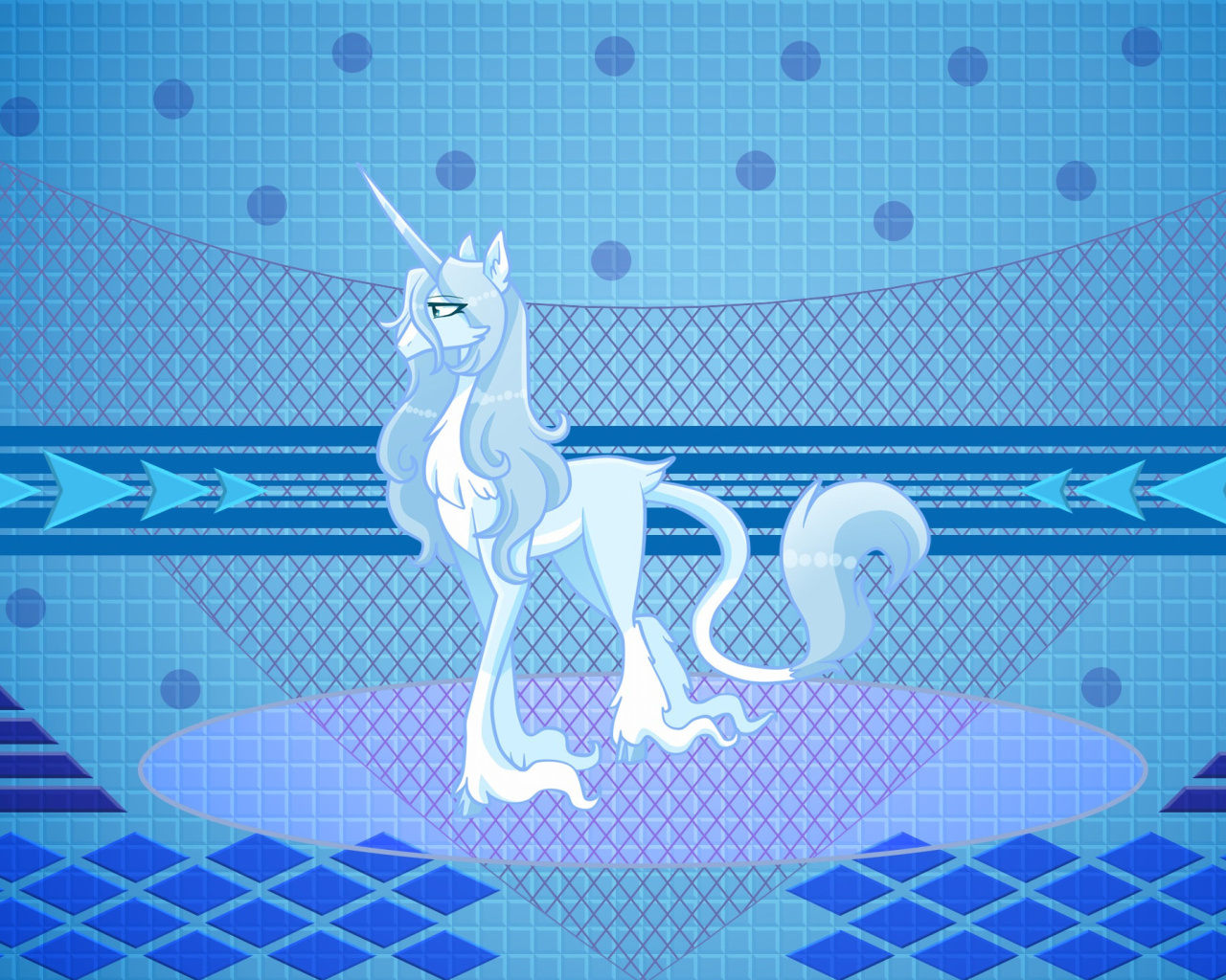 My Little Pony Blue Style wallpaper 1280x1024