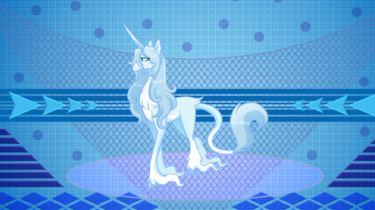 Fondo de pantalla My Little Pony Blue Style 1280x720