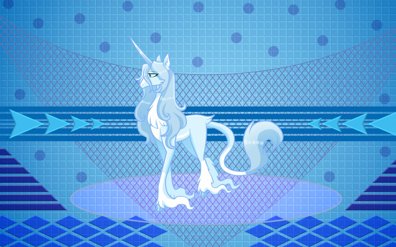 Das My Little Pony Blue Style Wallpaper 1280x800