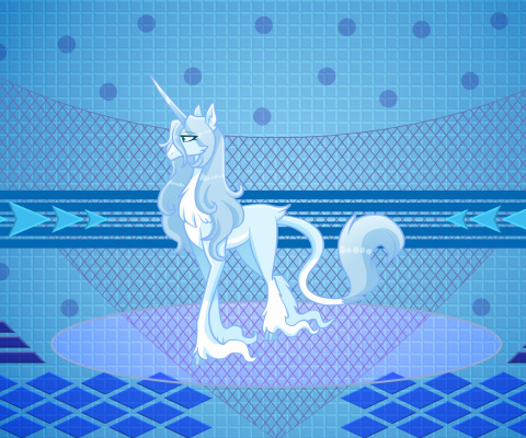 Das My Little Pony Blue Style Wallpaper 480x400