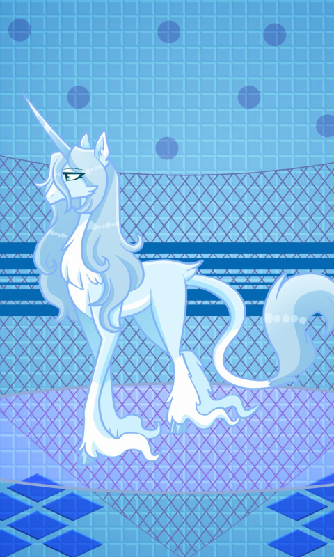 Das My Little Pony Blue Style Wallpaper 480x800