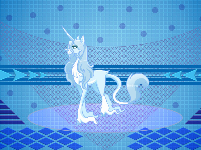 My Little Pony Blue Style wallpaper 640x480