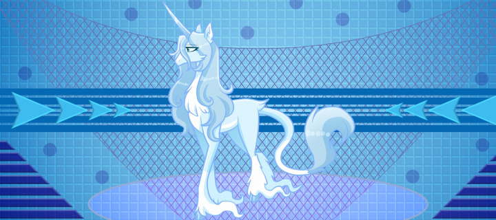 Screenshot №1 pro téma My Little Pony Blue Style 720x320