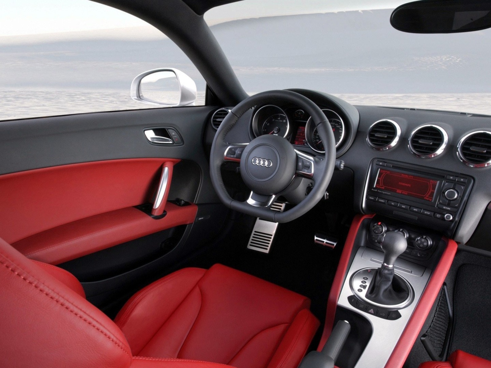 Обои Audi TT 3 2 Quattro Interior 1600x1200