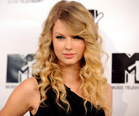 Sfondi Taylor Swift on MTV 480x400