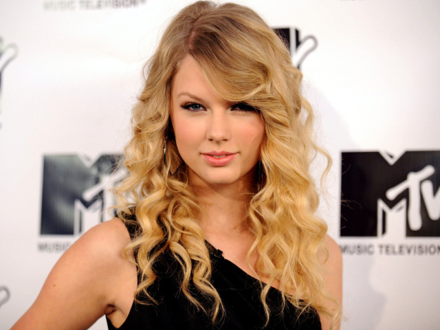 Fondo de pantalla Taylor Swift on MTV 640x480
