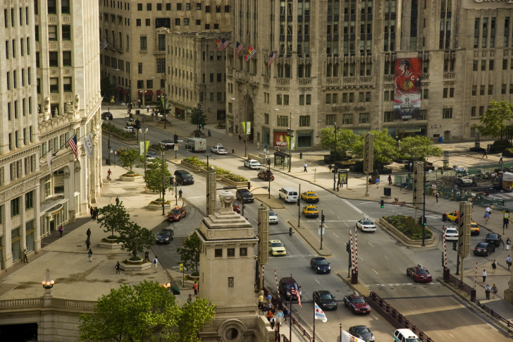 Das Chicago Street Wallpaper