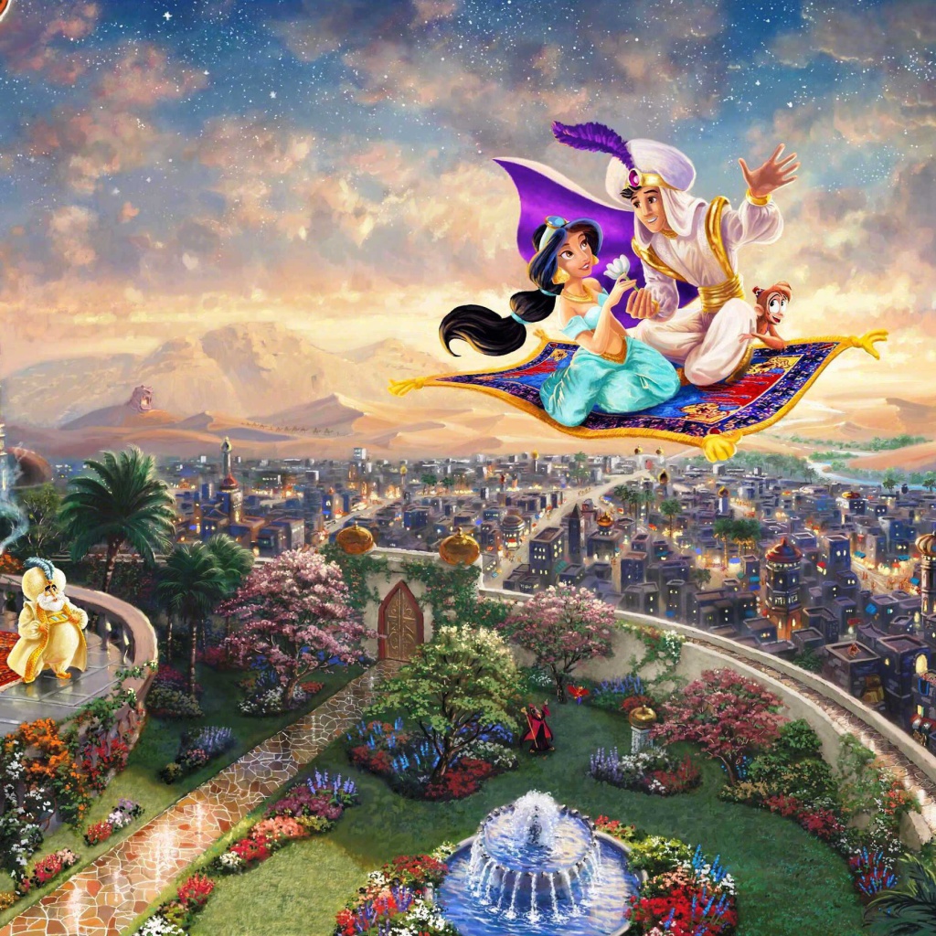 Aladdin wallpaper 1024x1024