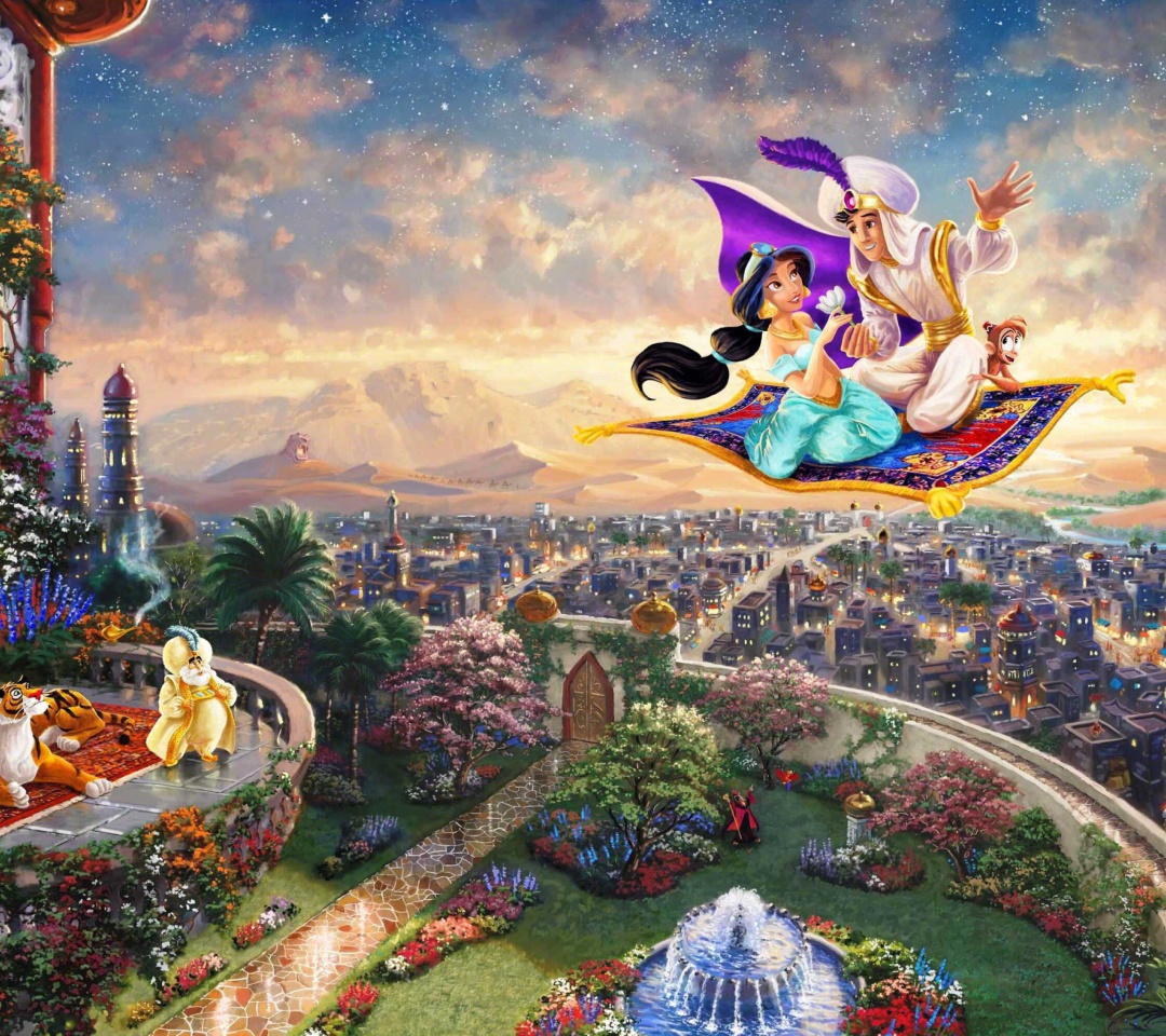 Fondo de pantalla Aladdin 1080x960