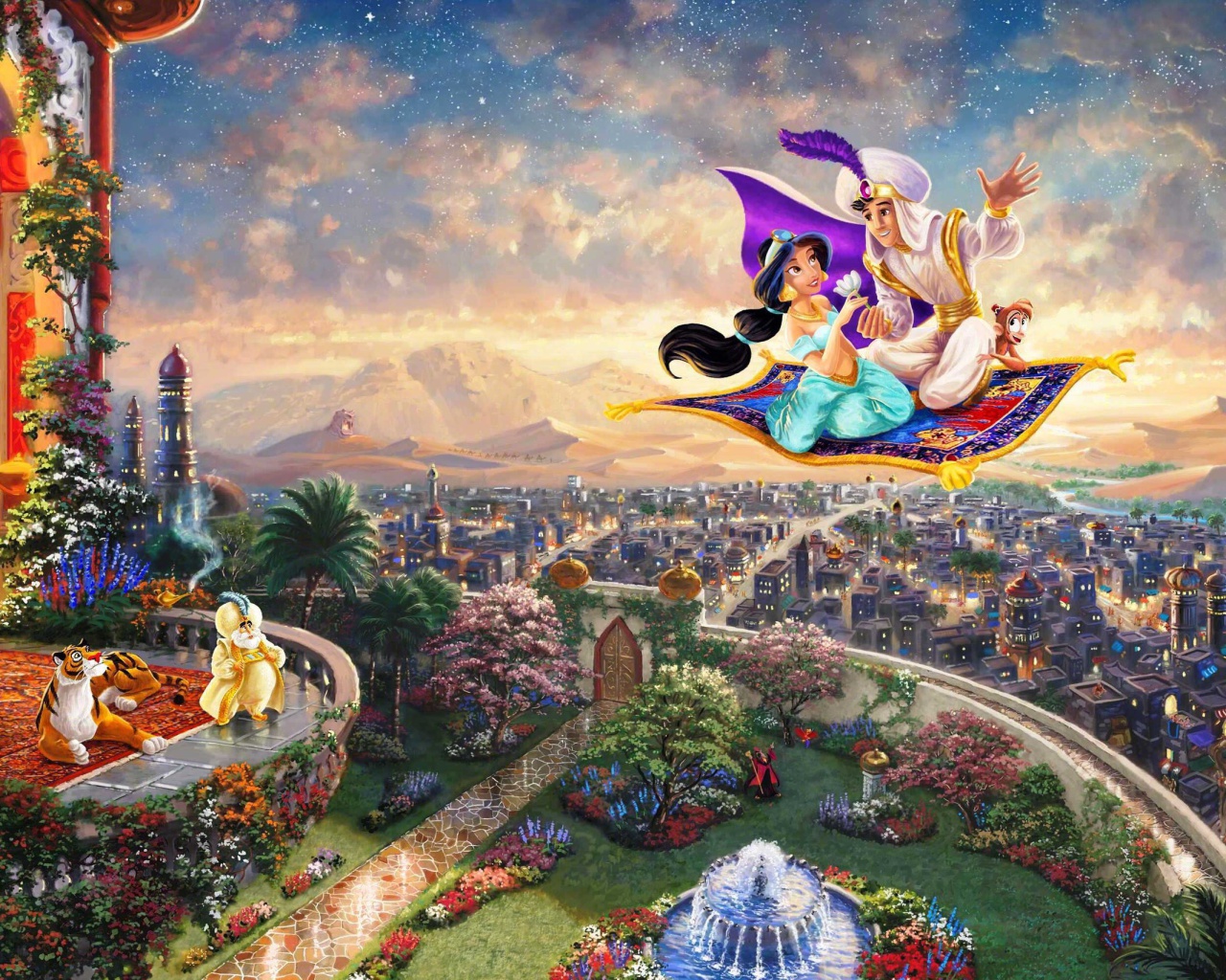 Fondo de pantalla Aladdin 1280x1024