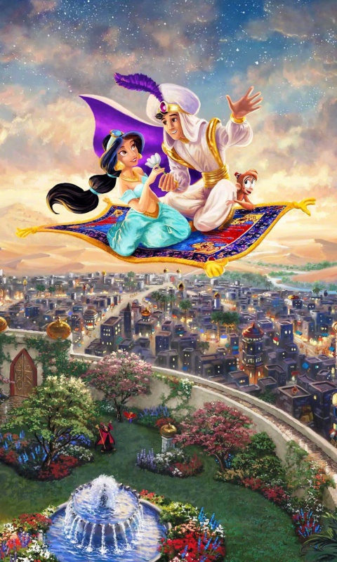 Fondo de pantalla Aladdin 480x800