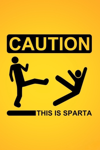 Обои This Is Sparta 320x480