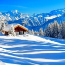 Sfondi Switzerland Alps in Winter 128x128