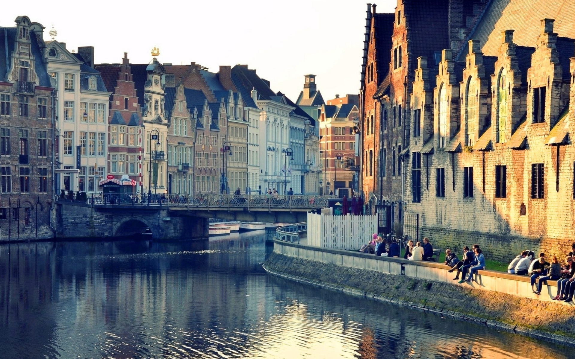 Fondo de pantalla Ghent, Belgium 1920x1200