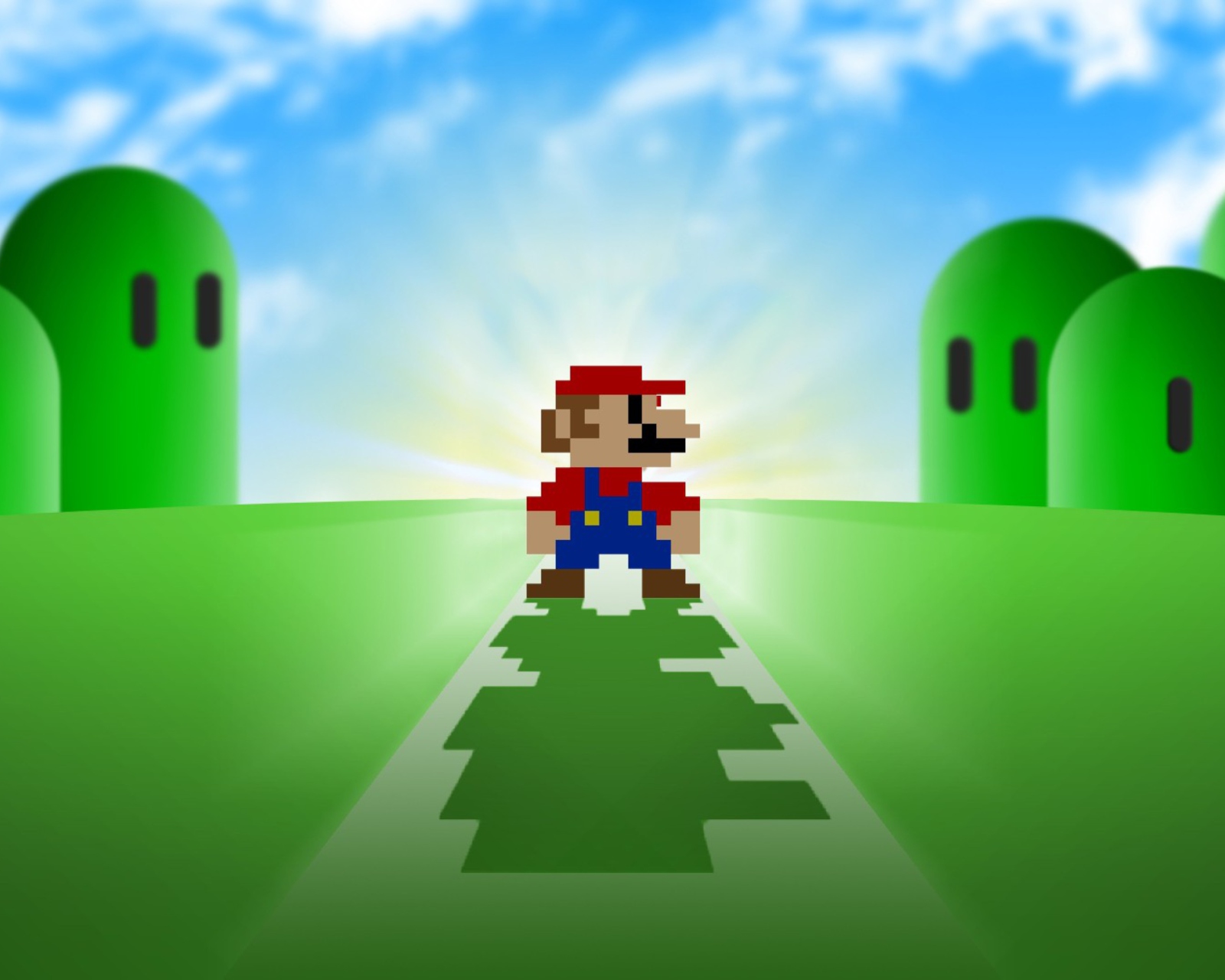 Обои Super Mario Video Game 1600x1280