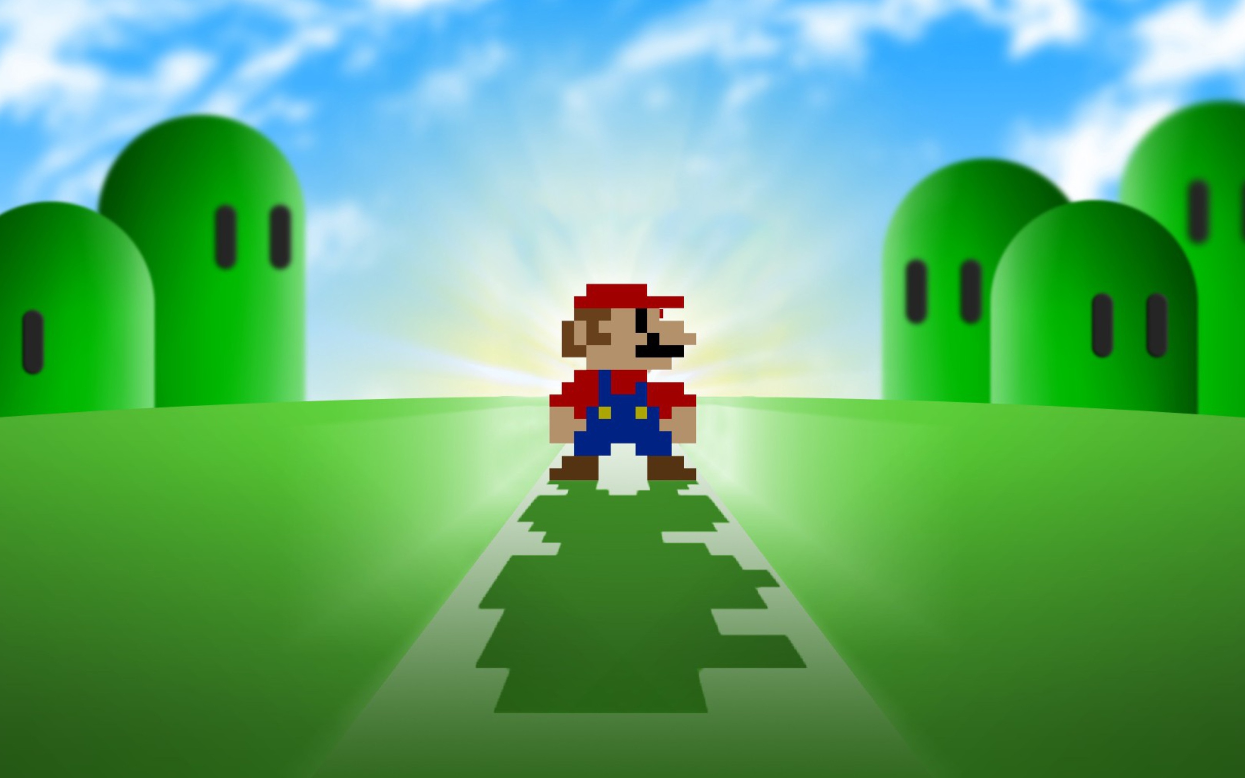 Super Mario Video Game wallpaper 2560x1600