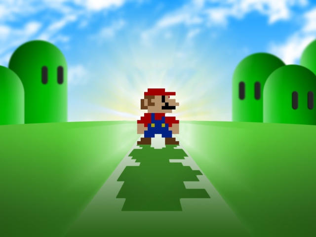 Super Mario Video Game screenshot #1 640x480