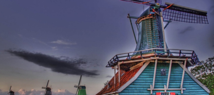 Sfondi Windmill 720x320