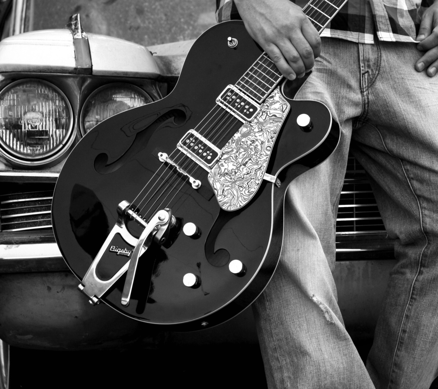 Das Guitar Bigsby Wallpaper 1440x1280