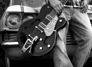 Guitar Bigsby Background for Android, iPhone and iPad