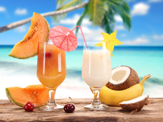 Обои Tropical Cocktail 320x240