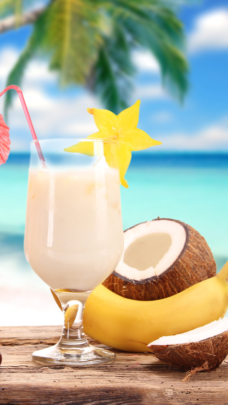 Обои Tropical Cocktail 750x1334