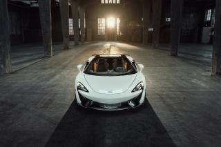 Novitec McLaren 570S Spider 2018 Background for Android, iPhone and iPad