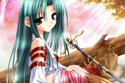 Screenshot №1 pro téma Anime Girl 480x320
