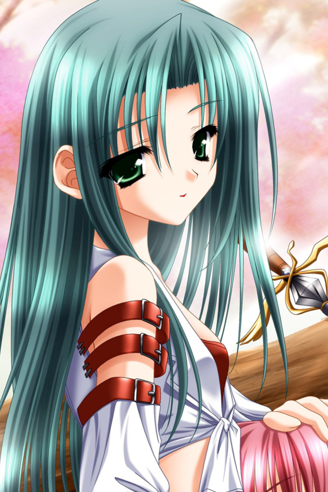 Das Anime Girl Wallpaper 640x960