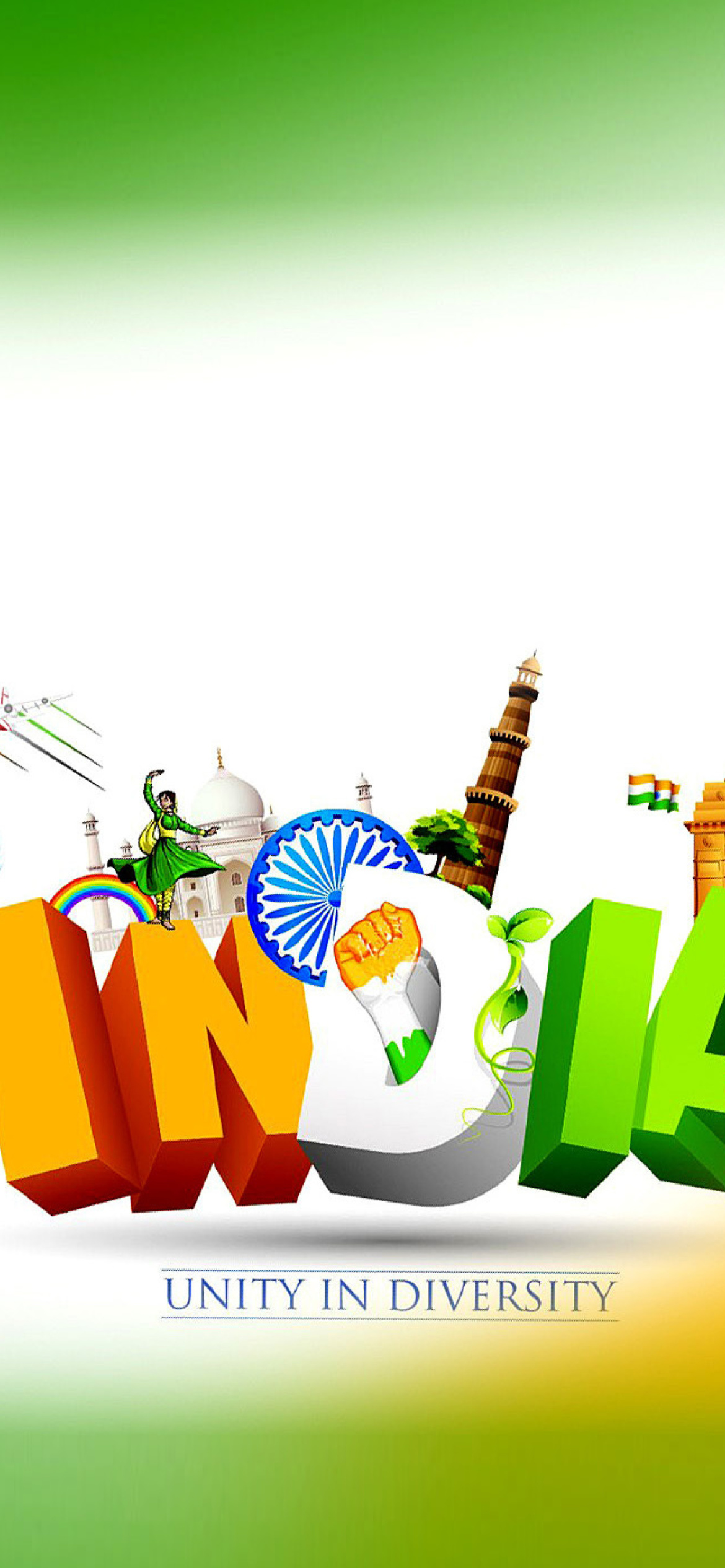 Das 15 August 2016 70th India Independence HD Wallpaper 1170x2532