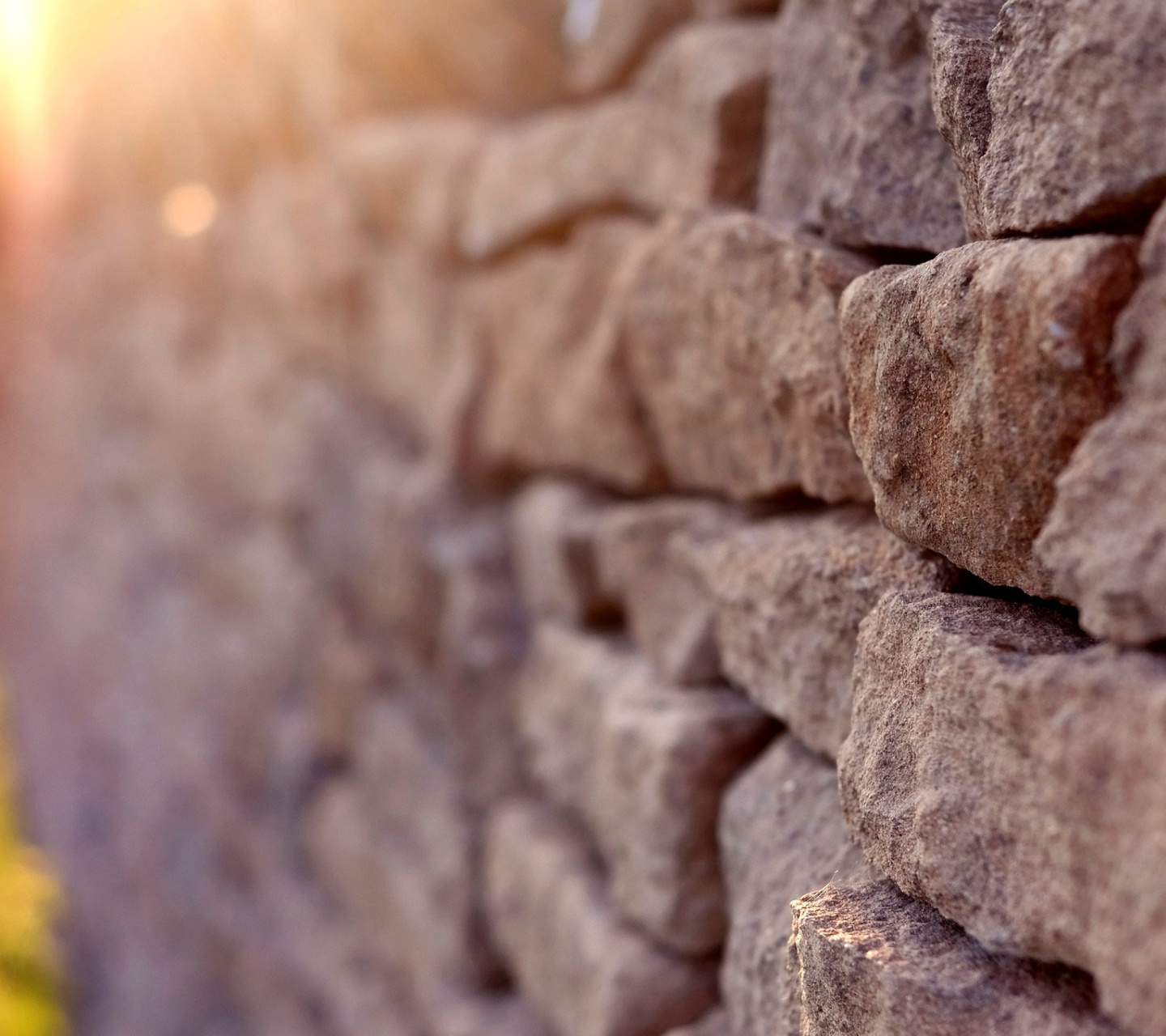 Fondo de pantalla Macro Brick Wall Closeup 1440x1280