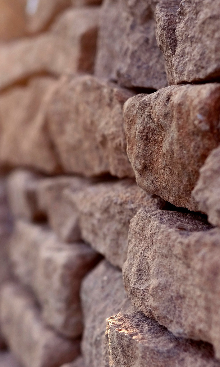 Sfondi Macro Brick Wall Closeup 768x1280