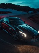 Screenshot №1 pro téma Mercedes Benz AMG GT Roadster in Night 132x176