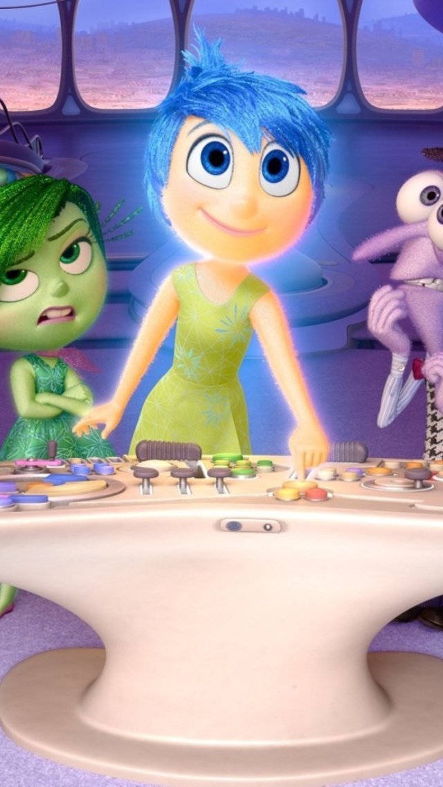 Inside Out, Riley Anderson wallpaper 640x1136
