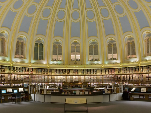 Das British Museum - Reading Room Wallpaper 640x480