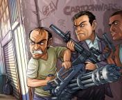 Grand Theft Auto V Gangsters wallpaper 176x144