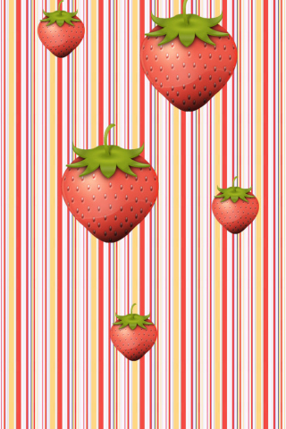 Das Strawberry Shortcake Wallpaper 320x480
