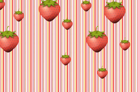 Das Strawberry Shortcake Wallpaper 480x320
