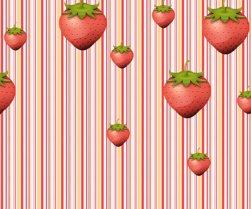 Das Strawberry Shortcake Wallpaper 960x800