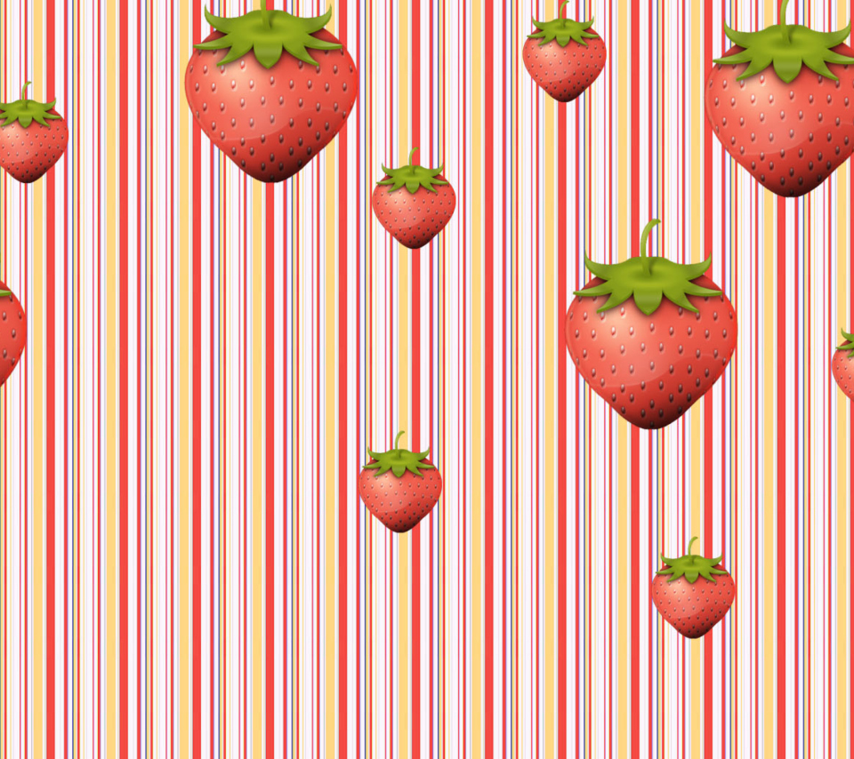 Das Strawberry Shortcake Wallpaper 960x854